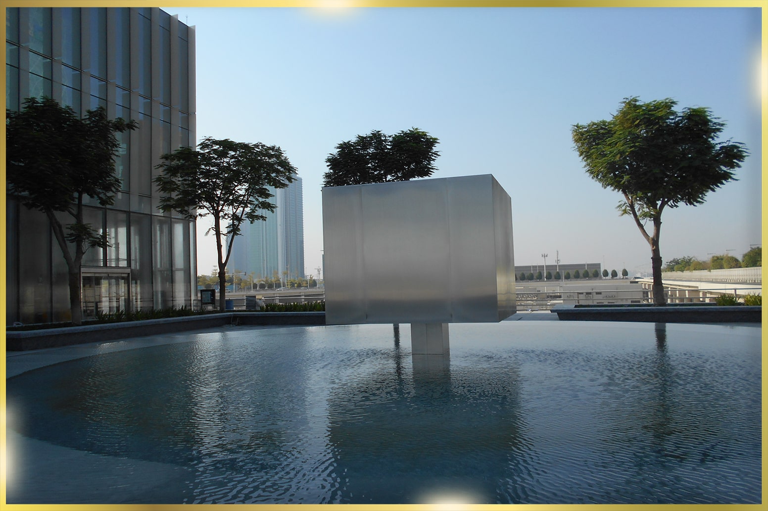 Stainless Steel Landscape Design in Al Hilal Bank