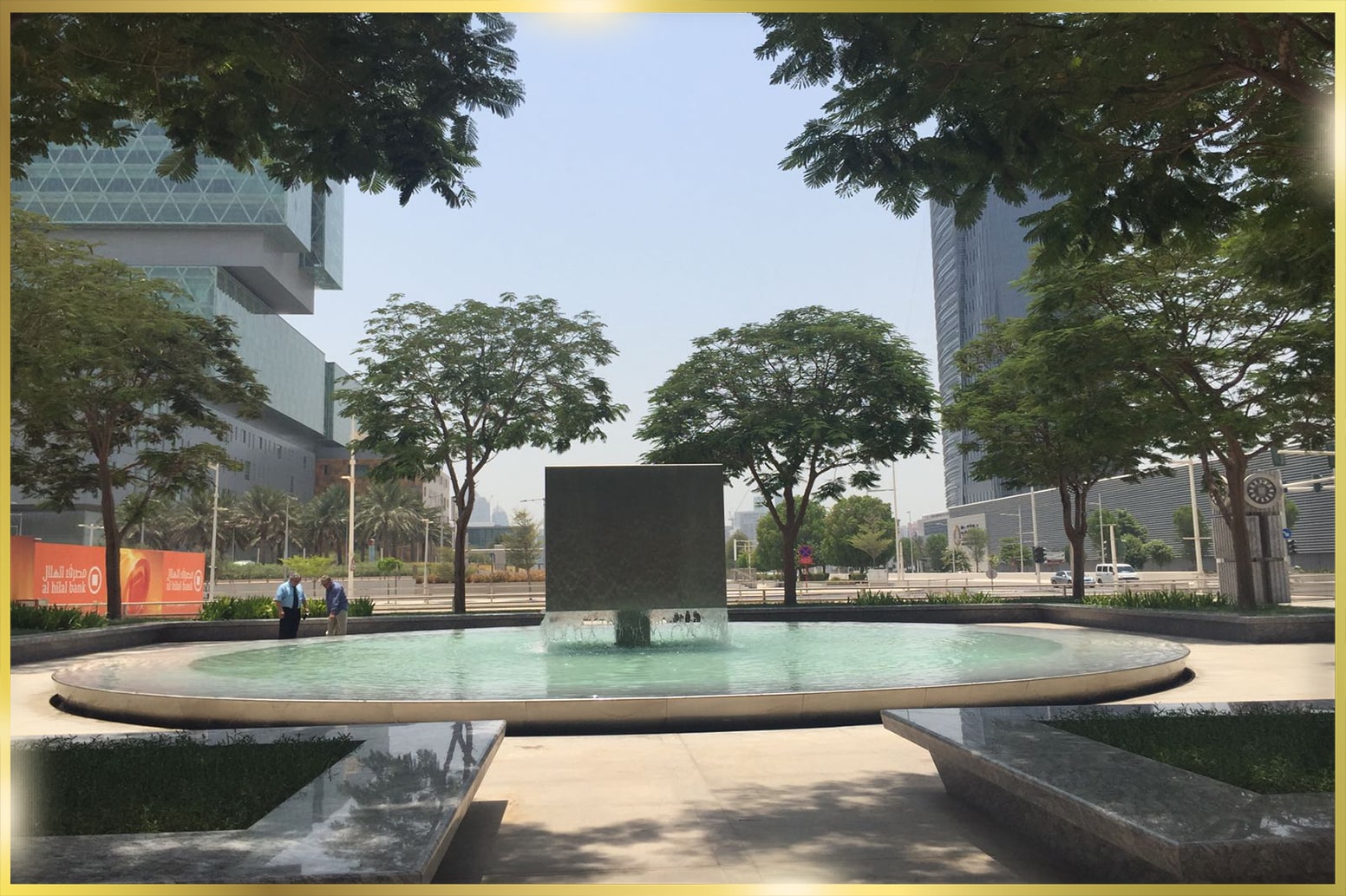 Stainless Steel Sculpture in Al Hilal Bank
