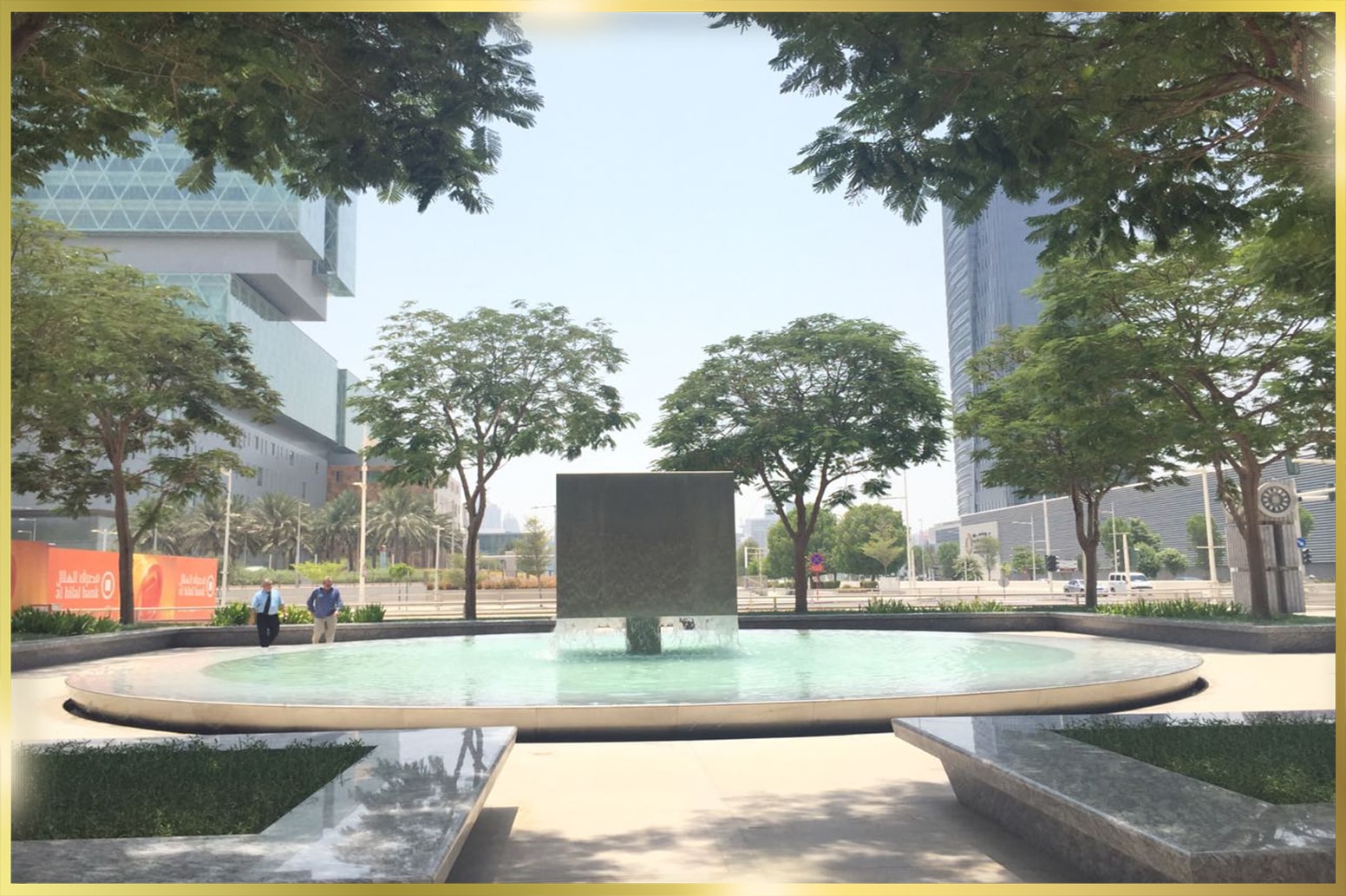Stainless Steel Water Feature in UAE