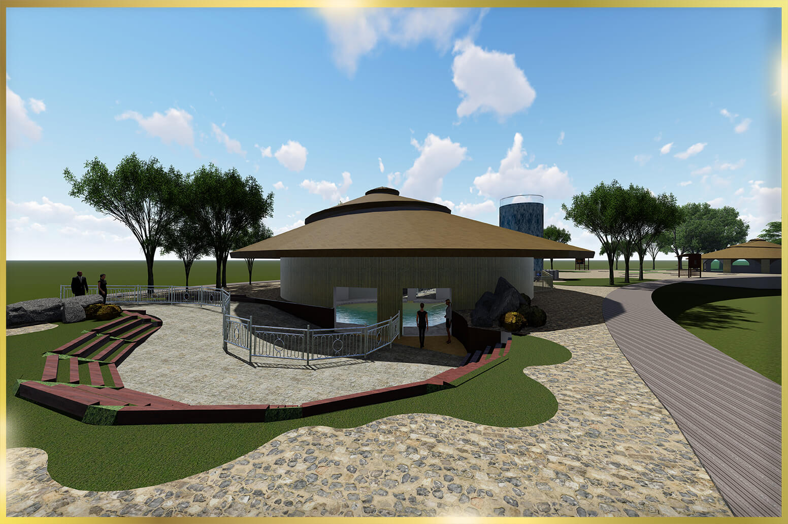 Organic Landscape Architecture of Mbaye Museum